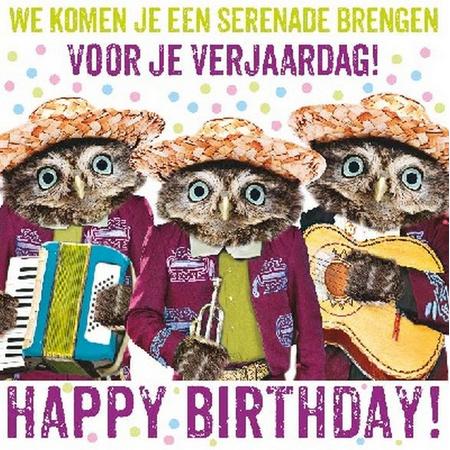 Wenskaart Dierenmanieren Doe een wens voor je verjaardag!