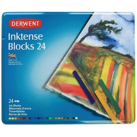 Derwent Inktense blocks 24 stuks blik DIB2300443