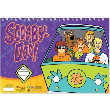 Diakakis Kleurboek Scooby-doo  Junior 33 Cm Papier Paars 3-delig