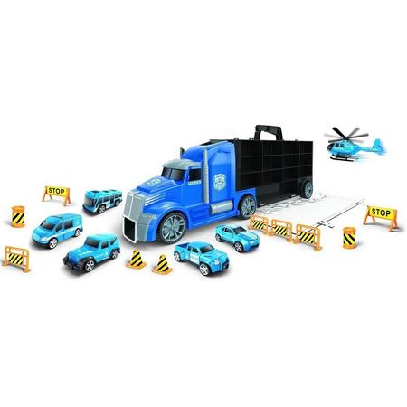 Diakakis Vrachtwagen Met Autos 59 Cm Blauw