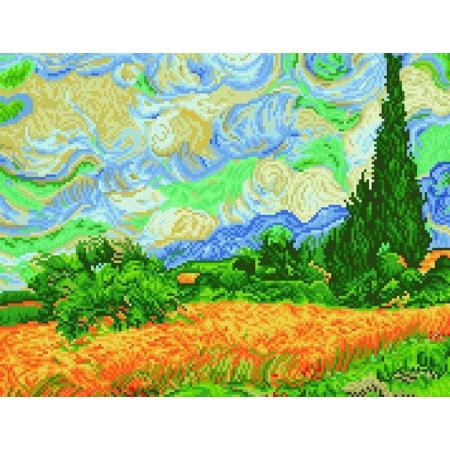 DD9.024 Diamond Dotz® - 51x39cm Wheat Fields (Van Gogh)