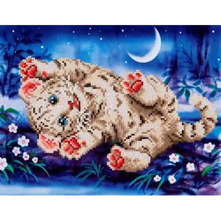 Diamond Dotz   painting Baby Tiger (36x28cm)