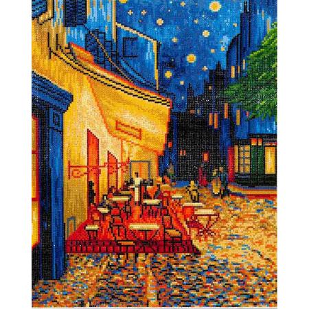 Diamond Dotz   painting Cafe at Night, Van Gogh (52x42 cm)
