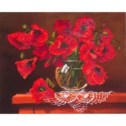 Diamond Dotz   painting Red Poppies (50,8x40,6 cm)