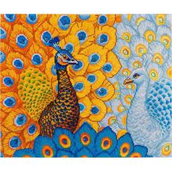     painting Romantic Peacocks (57x49 cm)