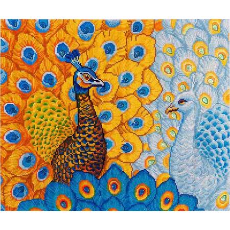 Diamond Dotz   painting Romantic Peacocks (57x49 cm)