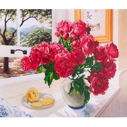     painting Roses by the Window (57x49 cm)