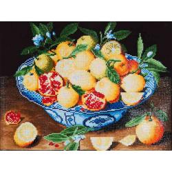 Diamond Dotz ® painting Still Life with Lemons , Hulzdonck (52x42 cm)