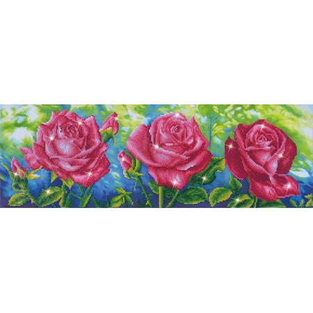 Les Roses du Jardin Diamond Dotz 82x27 cm
