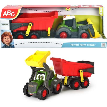 ABC Fendt Boerderij Trailer Tractor - Speelgoedvoertuig - 65 cm