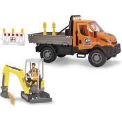 Road Construction set, TRY me - vrijloop Iveco truck Road Construction Set, Try Me 203837020 1 stuk(s)