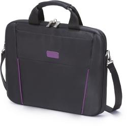 Dicota Slim Case BASE - Laptoptas / 14 tot 15.6 inch / Zwart en Paars