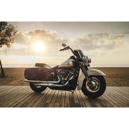 Diamond Painting Pakket - Motor Harley-Davidson - 50x40 cm - Complete Set - Volledige Bedekking - Ronde Steentjes - Dielay
