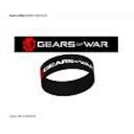 Gears Of War - Black Logo Rubberen Armband