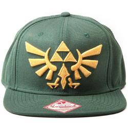 Nintendo - Zelda Embroided Gold Logo Snapback (Green)