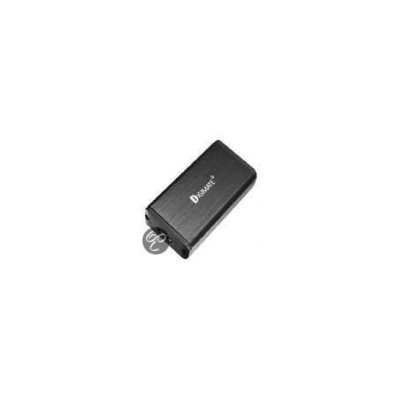 USB 3.0 mSATA SSD Hard Drive Enclosuer (Zwart)