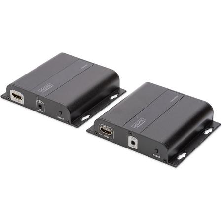 Digitus DS-55122 audio/video extender AV transmitter & receiver Black
