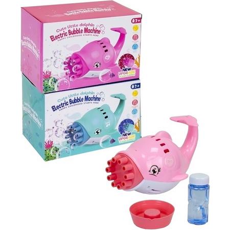 Bellenblaas machine - Dolfijn -  Inclusief Vloeistof - Dolfijn - Zomer speelgoed - Bellenblaas dolfijn - Blauw