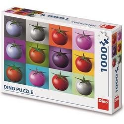 Dino Legpuzzel Popart - Tomaten 1000 stukjes voor volwassenen en kinderen