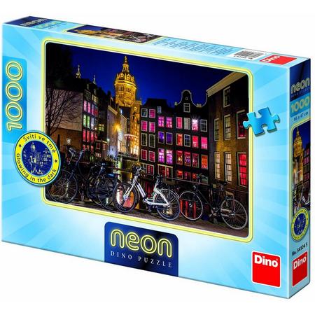 NEON puzzel Amsterdam by Night 1000 stukjes