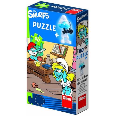 Smurfen puzzel 60 stuks Grote Smurf en Smurfin