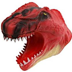 Dinoworld Handpop Dinosaurus Junior 14 X 10 Cm Rood