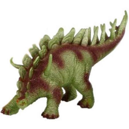 Dinoworld Speelfiguur Stegosaurus Junior 35 Cm Groen/bruin