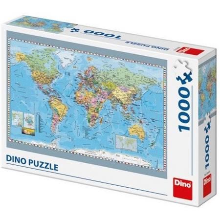 Dino Puzzel Wereldkaart