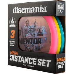 Discmania Mega Distance Disc Golfset - 3 Long Distance Discs - Discgolf