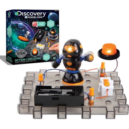 Discovery Mindblow - Electronics circuit experiment - Robot Spinner