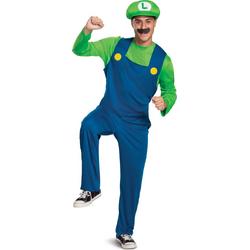 DISGUISE - Klassiek Luigi-kostuum voor volwassenen - M