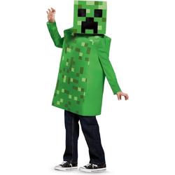 DISGUISE - Klassiek Minecraft Creeper kostuum voor kinderen - 122/134 (7-8 jaar) - Kinderkostuums