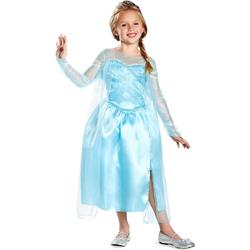 DISGUISE - Klassiek kostuum Elsa de Frozen voor meisjes - 122/134 (7-8 jaar)