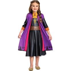 DISGUISE - Kostuum Anna Frozen 2 klassiek meisjes - 110/128 (4-6 jaar)