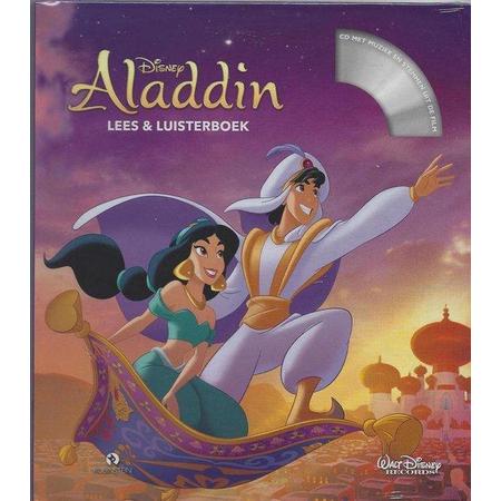 aladdin lees en luisterboek - luister cd aladdin - met cd muiziek en stemmen uit de film
