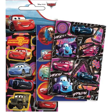 Disney Cars - Holografisch Stickervellen - Set van 3