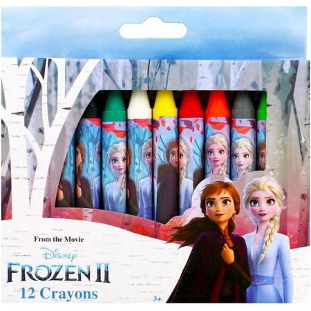 Disney Frozen Waskrijt - 12 stuks - Krijt - Knutselen - Anna - Elsa - Kinderen - Meisje
