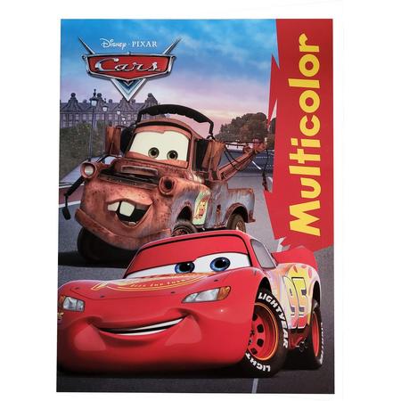Disney Pixar Cars - Kleurboek - 17 kleurplaten - 17 illustraties met kleur - knutselen - kado - cadeau - verjaardag - Mqueen