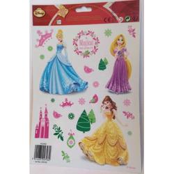 Disney Princess Kerst Raamstickers - Prinsessen - Meisjes