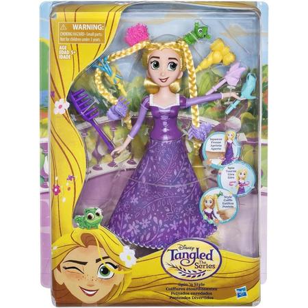 Disney Princess Pop 25 cm Tangled Rapunzel Spin en Stijl - Speelfiguur kapper