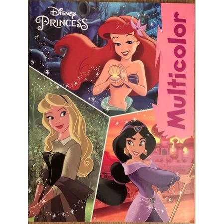 kleurboek disney princess met voorbeelden in kleur