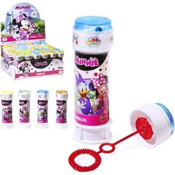 10x Minnie Mouse bellenblaas flesjes met spelletje 60 ml voor kinderen - Uitdeelspeelgoed - Grabbelton speelgoed
