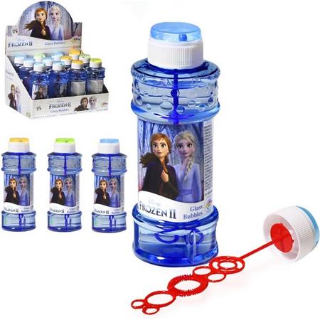3x Frozen 2 bellenblaas flesjes met spelletje 300 ml voor kinderen - Uitdeelspeelgoed - Grabbelton speelgoed