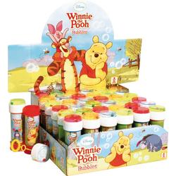 3x Winnie de Poeh bellenblaas flesjes met spelletje 60 ml voor kinderen - Uitdeelspeelgoed - Grabbelton speelgoed