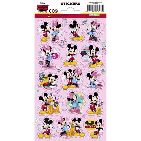 45x Disney Mickey Mouse and friends stickers - 3 Stickervellen a 15 stickers - Speelgoed stickers voor kinderen