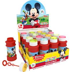 6x Mickey Mouse bellenblaas flesjes met spelletje 175 ml voor kinderen - Uitdeelspeelgoed - Grabbelton speelgoed