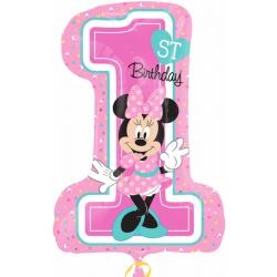 Aluminium verjaardag ballon Minnie Mouse™ - Feestdecoratievoorwerp