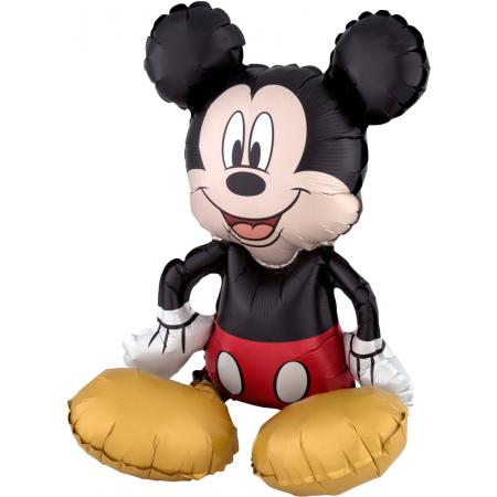 Aluminium zittende Mickey Mouse™ ballon - Feestdecoratievoorwerp