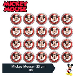Bal - Voordeelverpakking - Mickey Mouse - 23 cm - 20 stuks
