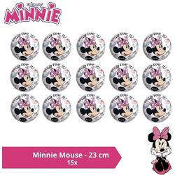 Bal - Voordeelverpakking - Minnie Mouse - 23 cm - 15 stuks